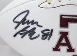 Jace Sternberger Autographed Texas A&M Aggies Logo Football w/ Gig Em- JSA W Auth Image 2