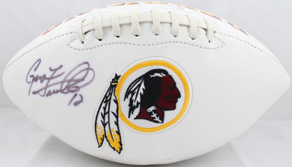 Gus Frerotte Autographed Washington Redskins Logo Football- JSA Witnessed Auth Image 1