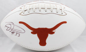 D'Onta Foreman Autographed Texas Longhorns Logo Football- JSA Witnessed Auth Image 1