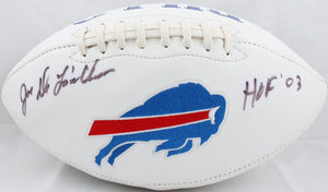 Joe Delamielleure Autographed Buffalo Bills Logo Football W/HOF- The Jersey Source Auth Image 1