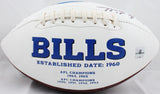 Joe Delamielleure Autographed Buffalo Bills Logo Football W/HOF- The Jersey Source Auth Image 4