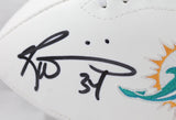 Ricky Williams Autographed Miami Dolphins Logo Football W/ Insc - JSA W *Bold Image 2