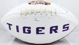 Derrius Guice Autographed LSU Tigers Logo Football- JSA Witness Auth Image 3