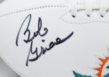 Bob Griese Autographed Miami Dolphins Logo Football w/HOF - JSA W Auth Image 2