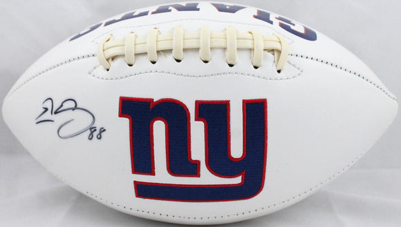 Evan Engram Autographed New York Giants Logo Football- JSA Authenticated Image 1