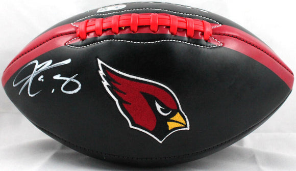 Kyler Murray Autographed Arizona Cardinals Black Logo Football- Beckett W Holo Image 1