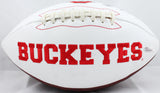 Troy Smith Autographed Ohio State Buckeyes Logo Football w/ HT- JSA W Auth Image 4