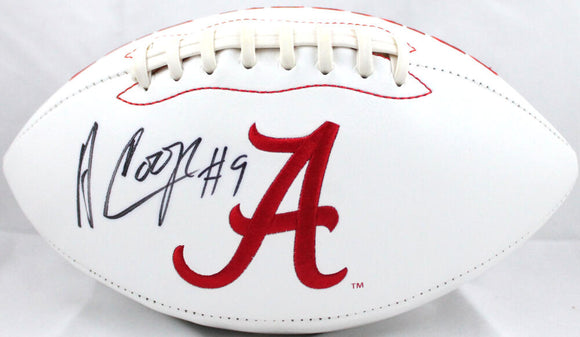 Amari Cooper Autographed Alabama Crimson Tide Logo Football- JSA Witnessed Auth Image 1