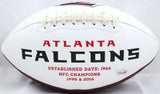 Matt Ryan Autographed Atlanta Falcons Logo Football- Fanatics Auth Image 3