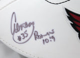 Aeneas Williams Signed Arizona Cardinals Logo Football w/ HOF- Jersey Source Auth Image 2
