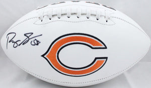 Roquan Smith Autographed Chicago Bears Rawlings Logo Football- Beckett Witness Authenticated Image 1