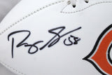 Roquan Smith Autographed Chicago Bears Rawlings Logo Football- Beckett Witness Authenticated Image 2