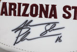 Jake Plummer Autographed Arizona State Logo Football - Beckett Authenticated *Black Image 2