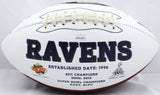 Ricky Williams Autographed Baltimore Ravens Logo Football W/ SWED- JSA W Auth Image 4