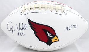 Roger Wehrli Autographed Arizona Cardinals Logo Football W/ HOF- JSA W Authenticated Image 1