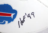 Billy Shaw Autographed Buffalo Bills Logo Football w/ HOF- TJS Auth *Black Image 3
