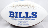 O. J. Simpson Autographed Buffalo Bills Logo Football W/ HOF- JSA Witnessed Auth Image 4