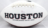 Lamar Miller Autographed Houston Texans Logo Football- JSA Witnessed Auth Image 3