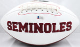 Kelvin Benjamin Autographed Florida State Seminoles Logo Football- Beckett Auth Image 3