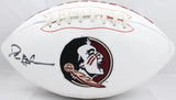 Deion Sanders Autographed Florida State Seminoles Logo Football- Beckett W Auth *Left Image 1