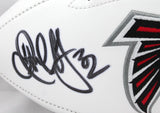Jamal Anderson Autographed Atlanta Falcons Logo Football w/Insc.- JSA Witnessed Auth Image 2