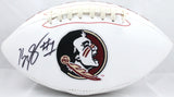 Kelvin Benjamin Autographed Florida State Seminoles Logo Football- JSA W Auth Image 1