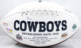 Russell Maryland Signed/ Autographed Dallas Cowboys Logo Football- JSA Auth Image 3