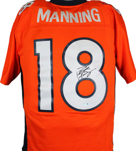 Peyton Manning Signed Denver Broncos Mitchell & Ness Player Legacy Ora –  The Jersey Source