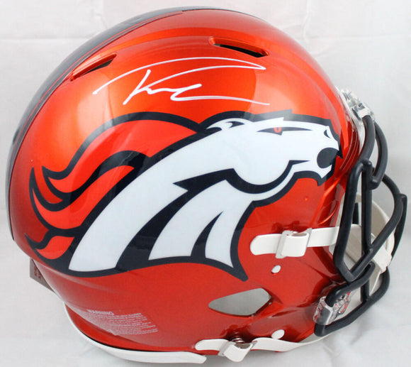 Russell Wilson Denver Broncos Autographed Riddell Eclipse