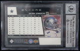 1998 Upper Deck Encore #61 Deion Sanders Dallas Cowboys BAS Autograph 10  Image 2