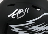 A.J. Brown Autographed Philadelphia Eagles Eclipse Speed Mini Helmet-Beckett W Hologram *Silver Image 2