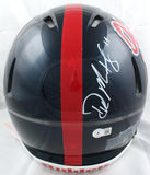 Brown Moore Metcalf Autographed Ole Miss Rebels F/S Speed Authentic Helmet-Beckett W Hologram *White Image 6