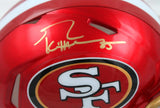 George Kittle Autographed San Francisco 49ers Flash Mini Helmet- Beckett W Hologram *Gold Image 2