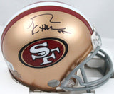 George Kittle Autographed San Francisco 49ers Mini Helmet-Beckett W Hologram *Black Image 1