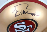 George Kittle Autographed San Francisco 49ers Mini Helmet-Beckett W Hologram *Black Image 2