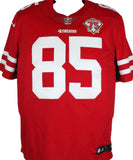 George Kittle Signed San Francisco 49ers Red Nike 75th Anniversary Vapor Limited Jersey-Beckett W Hologram  Image 3