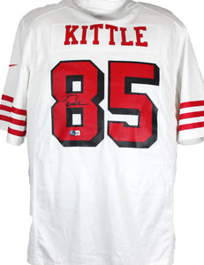 George Kittle Signed San Francisco 49ers Black NFL Nike Game