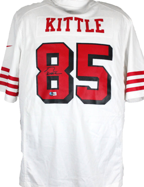 George Kittle Signed San Francisco 49ers Black NFL Nike Game Jersey w/ –  The Jersey Source