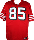 George Kittle Signed San Francisco 49ers Red Shadow NFL Nike Game Jersey-Beckett W Hologram *Black Image 3