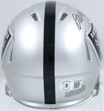 Davante Adams Autographed Las Vegas Raiders Speed Mini Helmet-Beckett W Hologram *Black Image 3