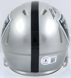 Davante Adams Autographed Las Vegas Raiders Flash Speed Mini Helmet-Beckett W Hologram *Black Image 3