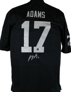 Davante Adams Autographed Las Vegas Raiders Black Nike Game Jersey-Beckett W Hologram *Silver Image 1