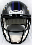 Ray Lewis Signed Baltimore Ravens F/S Speed Helmet w/2 Insc.-Beckett W Hologram *Silver Image 5