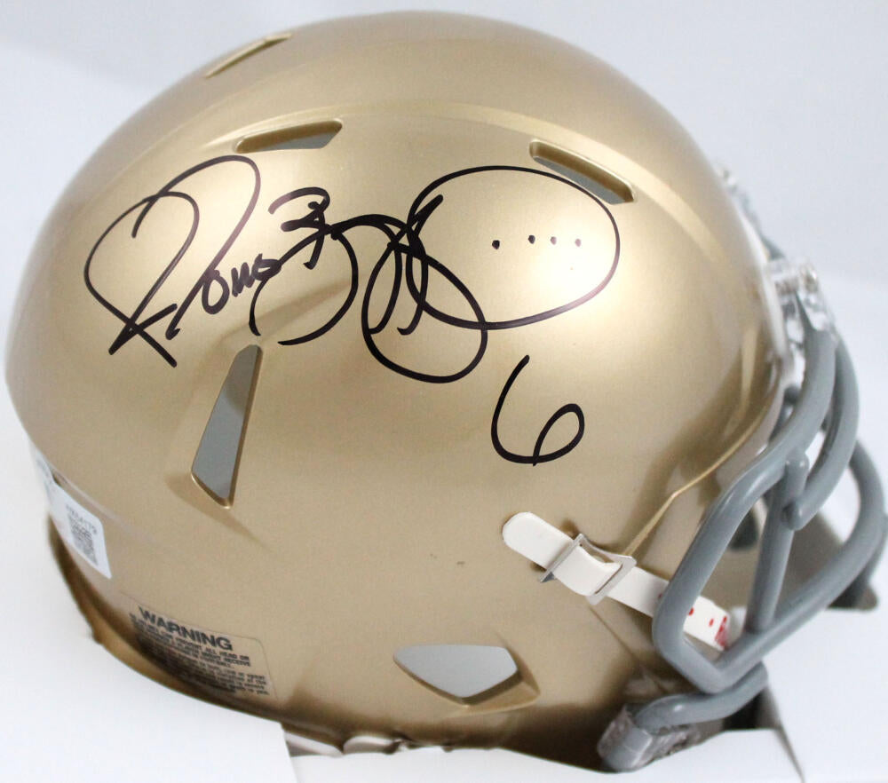 Jerome Bettis Notre Dame Fighting Irish Autographed Riddell