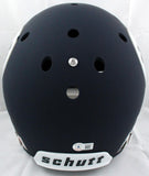 Michael Mayer Signed F/S Notre Dame Matte Navy Schutt Helmet-Beckett W Hologram *Silver Image 4
