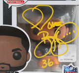 Jerome Bettis Autographed Pittsburgh Steelers Funko Pop Figurine #117-Beckett W Hologram *Yellow Image 2
