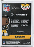 Jerome Bettis Autographed Pittsburgh Steelers Funko Pop Figurine #117-Beckett W Hologram *Yellow Image 4