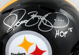 Jerome Bettis Autographed Pittsburgh Steelers F/S Speed Helmet w/HOF -Beckett W Hologram *Silver Image 2