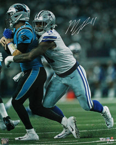 Micah Parsons Autographed Dallas Cowboys 16x20 Sack Photo- Fanatics *White Image 1