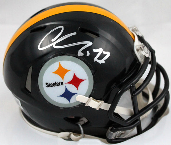 Chase Claypool Autographed Pittsburgh Steelers Speed Mini Helmet-Beckett W Hologram *Silver Image 1